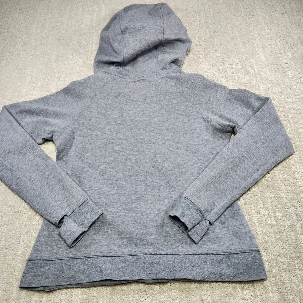 Nike Tech Fleece Hoodie Women Small Gray Ninja Hood Mock‎ Athleisure Pullover